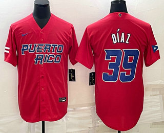 Men's Puerto Rico Baseball #39 Edwin Diaz 2023 Red World Baseball Classic Stitched Jersey,We sell and wholesale Men's Puerto Rico Baseball #39 Edwin Diaz 2023 Red World Baseball Classic Stitched Jersey on line form chian!